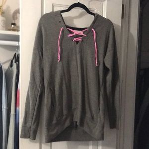 Small hoody, with pockets